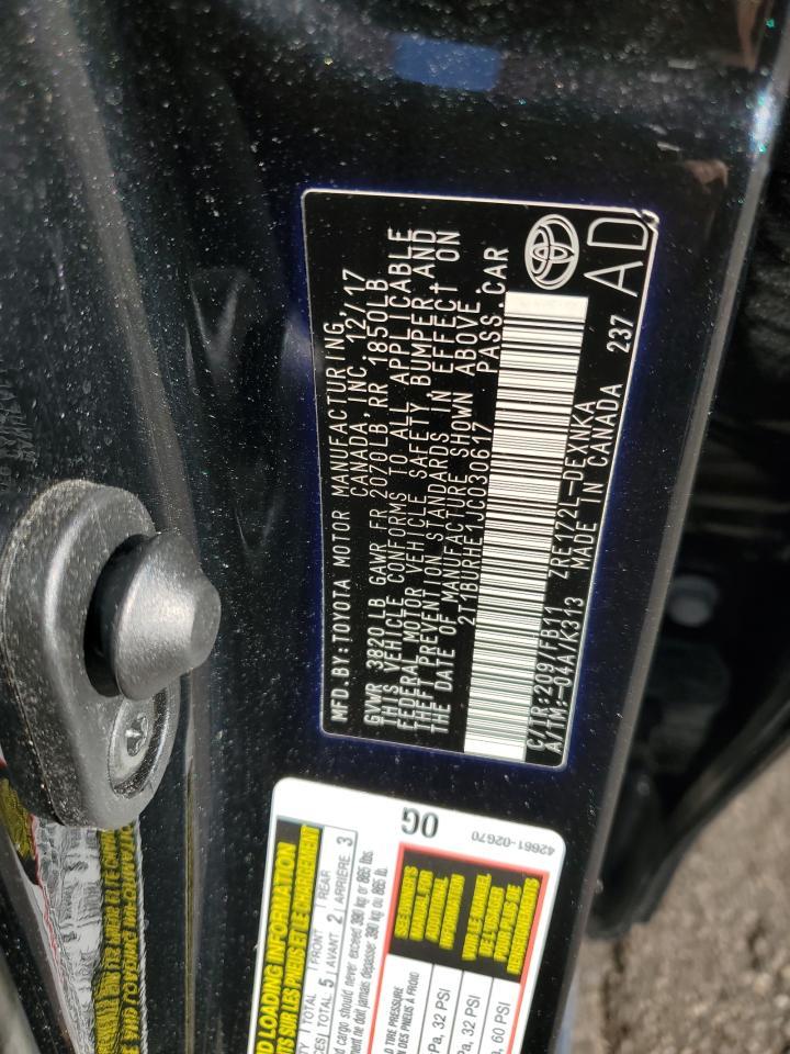 2018 TOYOTA COROLLA