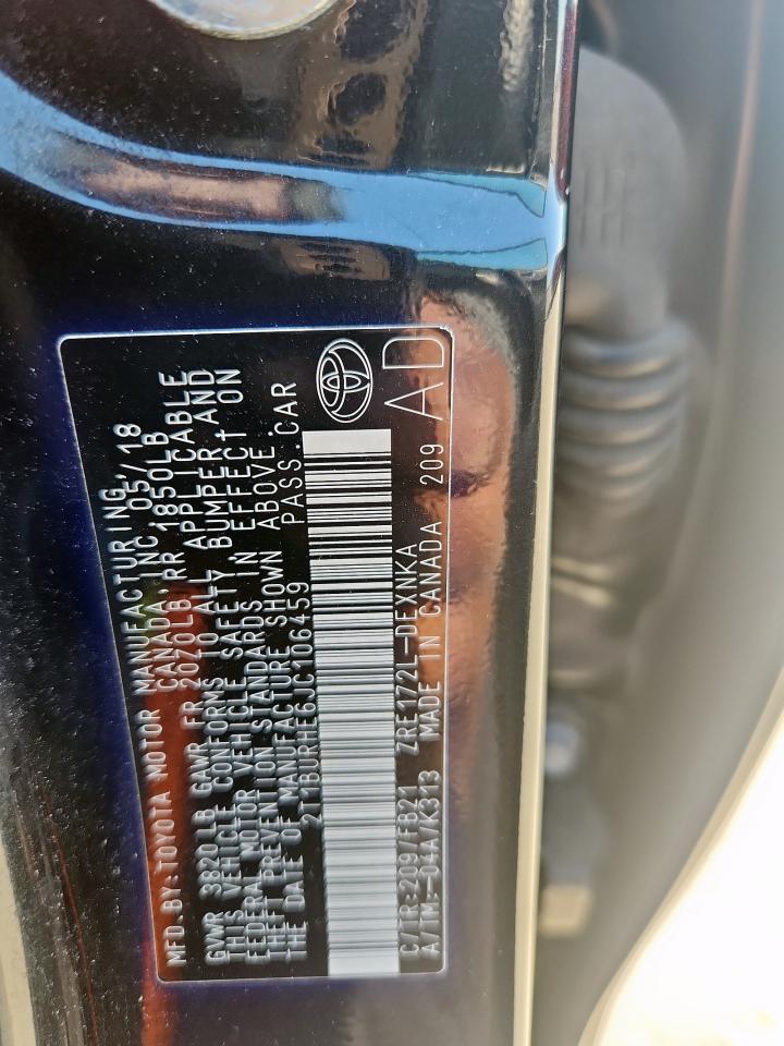 2018 TOYOTA COROLLA