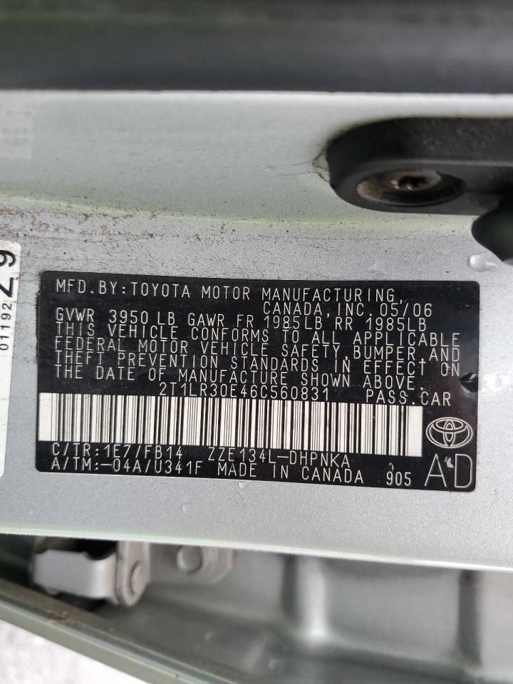 2006 TOYOTA COROLLA