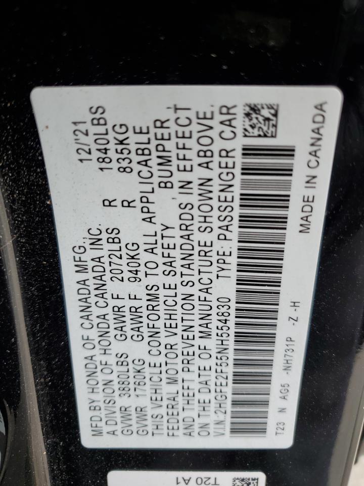 2022 HONDA CIVIC