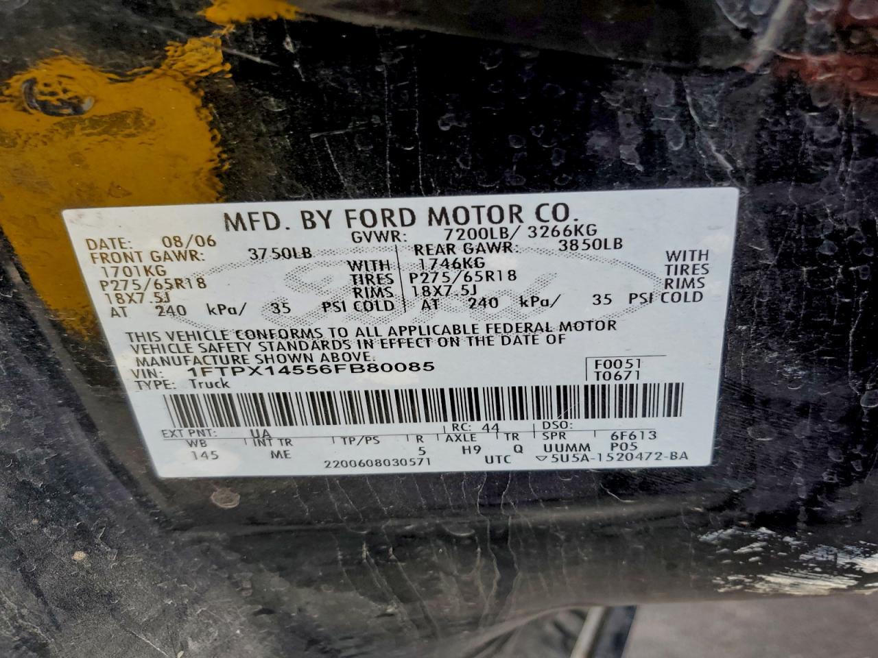 2006 FORD F-150