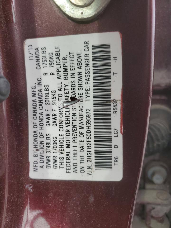 2013 HONDA CIVIC