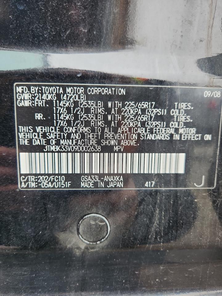 2009 TOYOTA RAV4