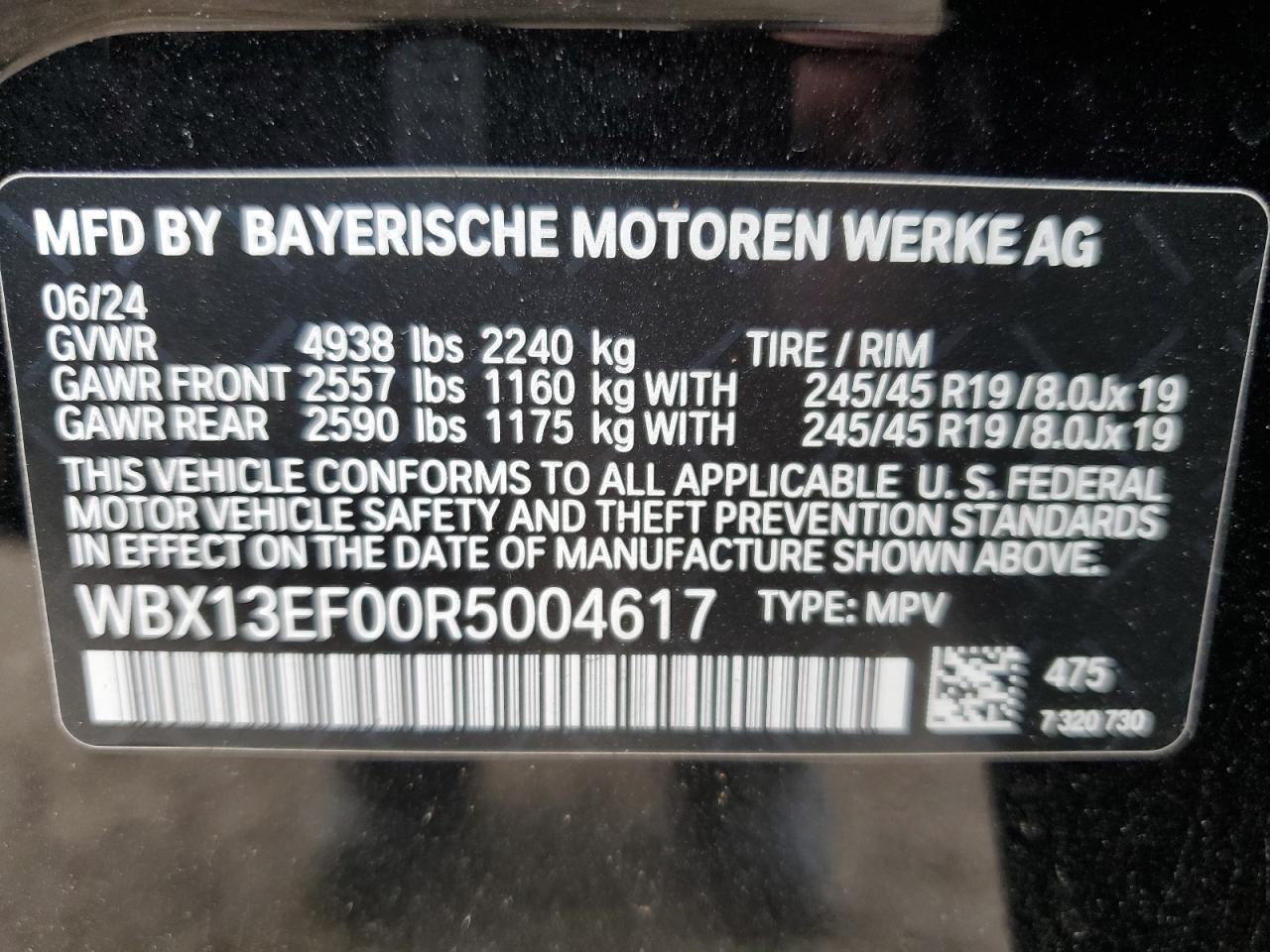 2024 BMW X1