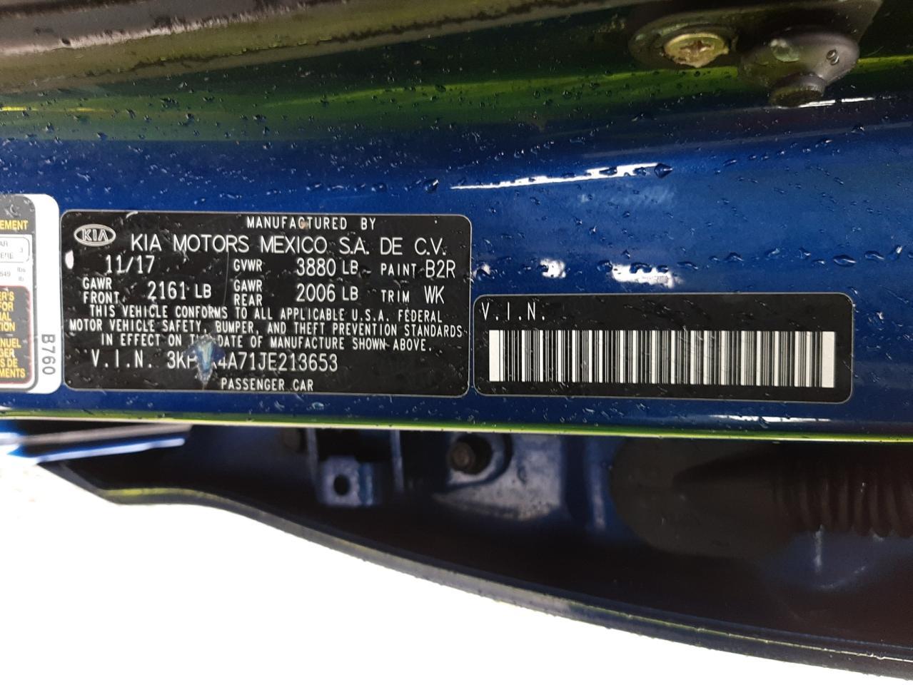 2018 KIA FORTE