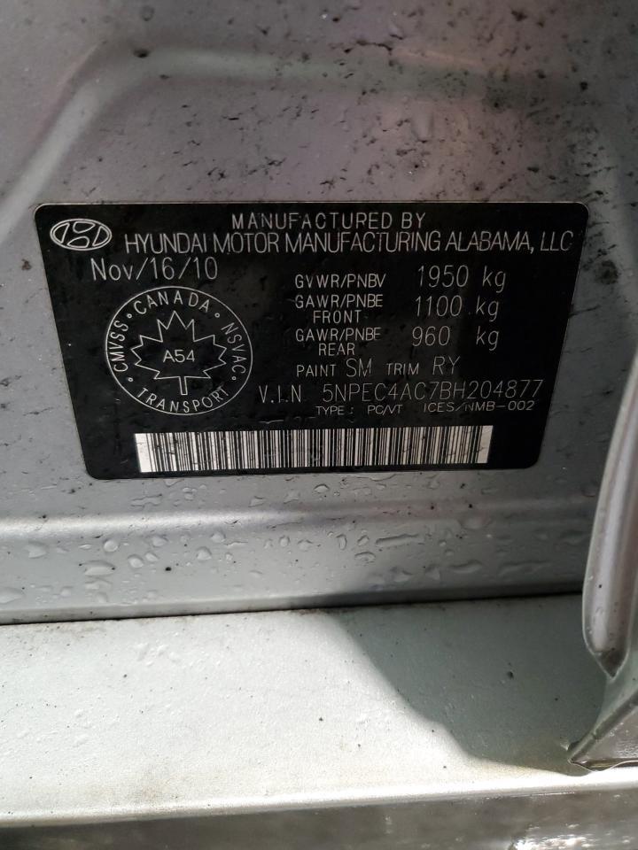 2011 HYUNDAI SONATA