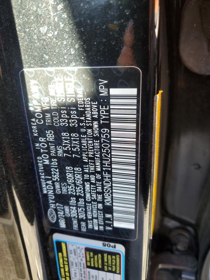 2017 HYUNDAI SANTA FE