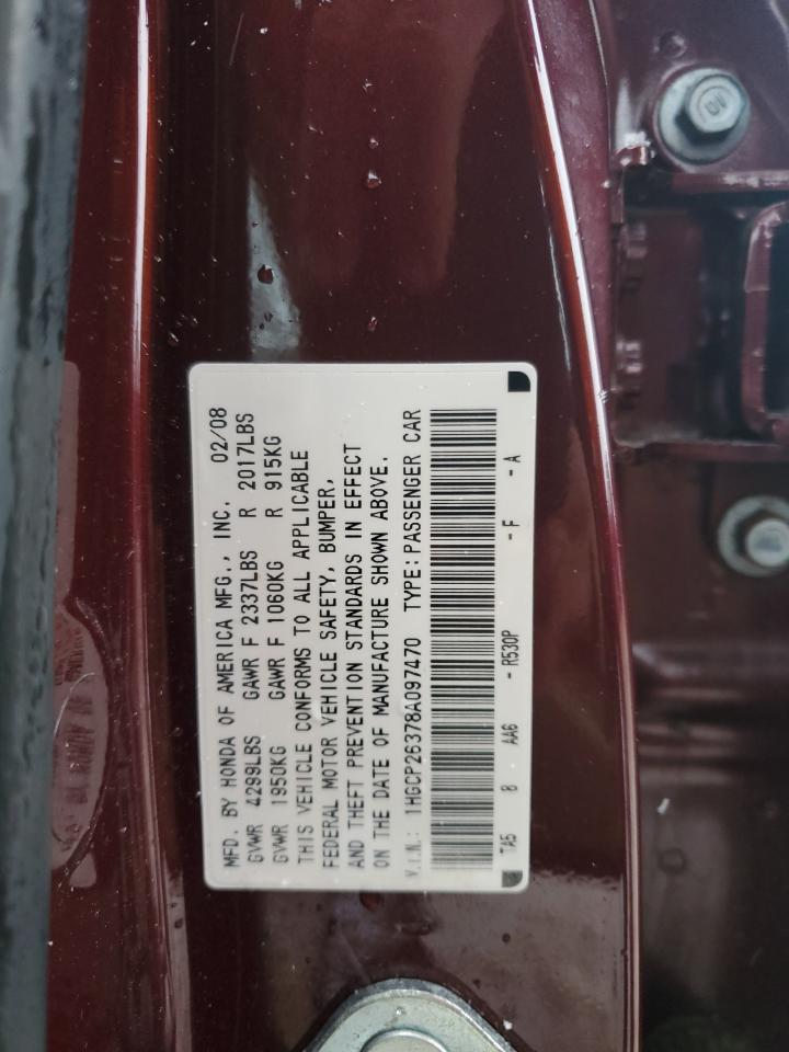 2008 HONDA ACCORD