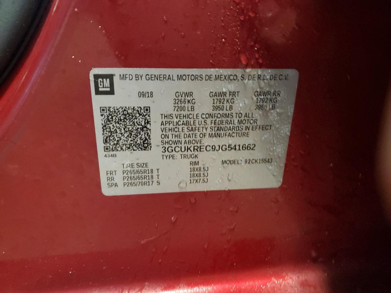 2018 CHEVROLET Silverado