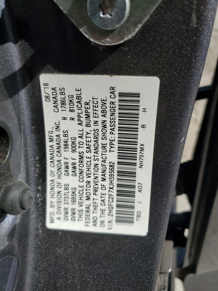 2018 HONDA CIVIC