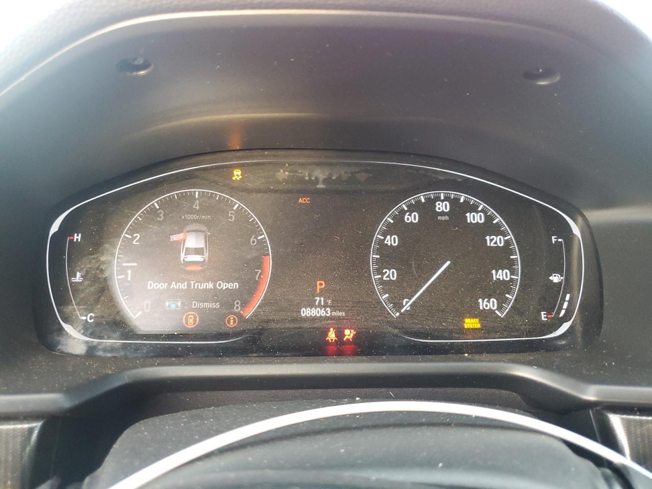 2019 HONDA ACCORD