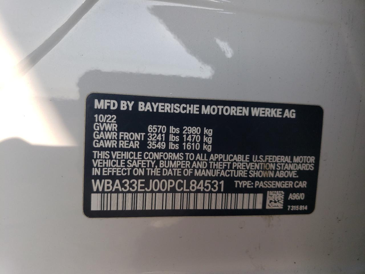 2023 BMW 7 series