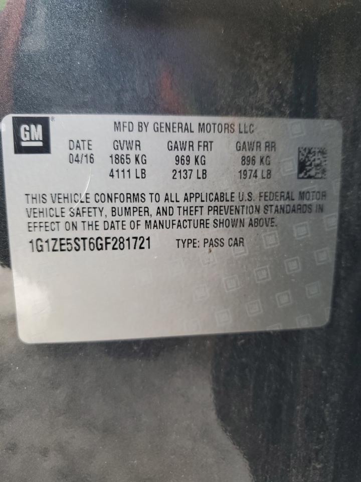 2016 CHEVROLET MALIBU