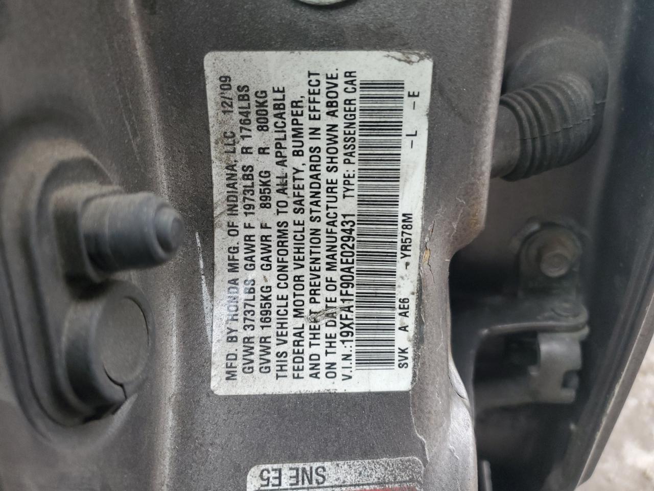 2010 HONDA CIVIC