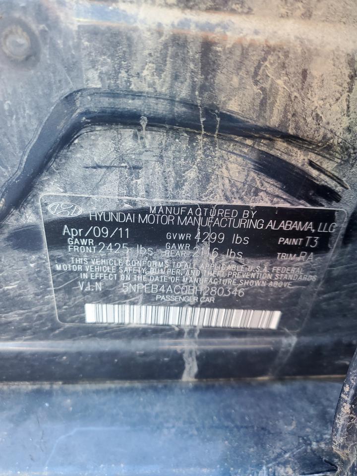 2011 HYUNDAI SONATA