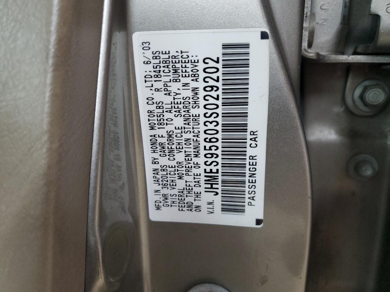 2003 HONDA CIVIC