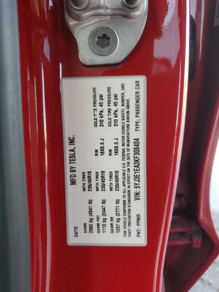 2019 TESLA MODEL 3