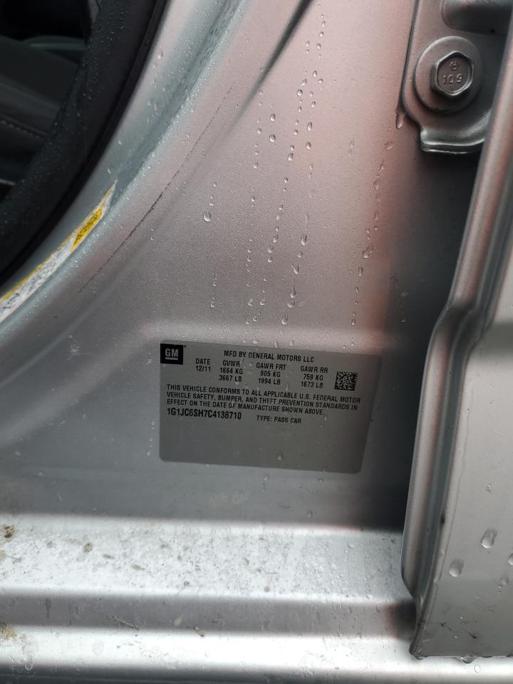 2012 CHEVROLET SONIC