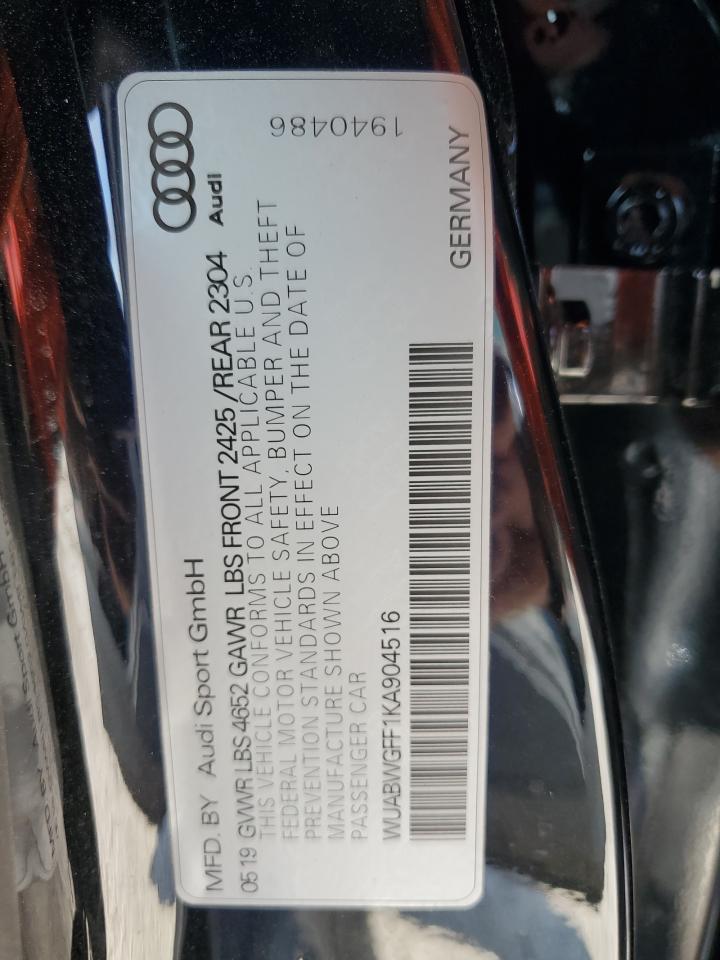 2019 AUDI RS3