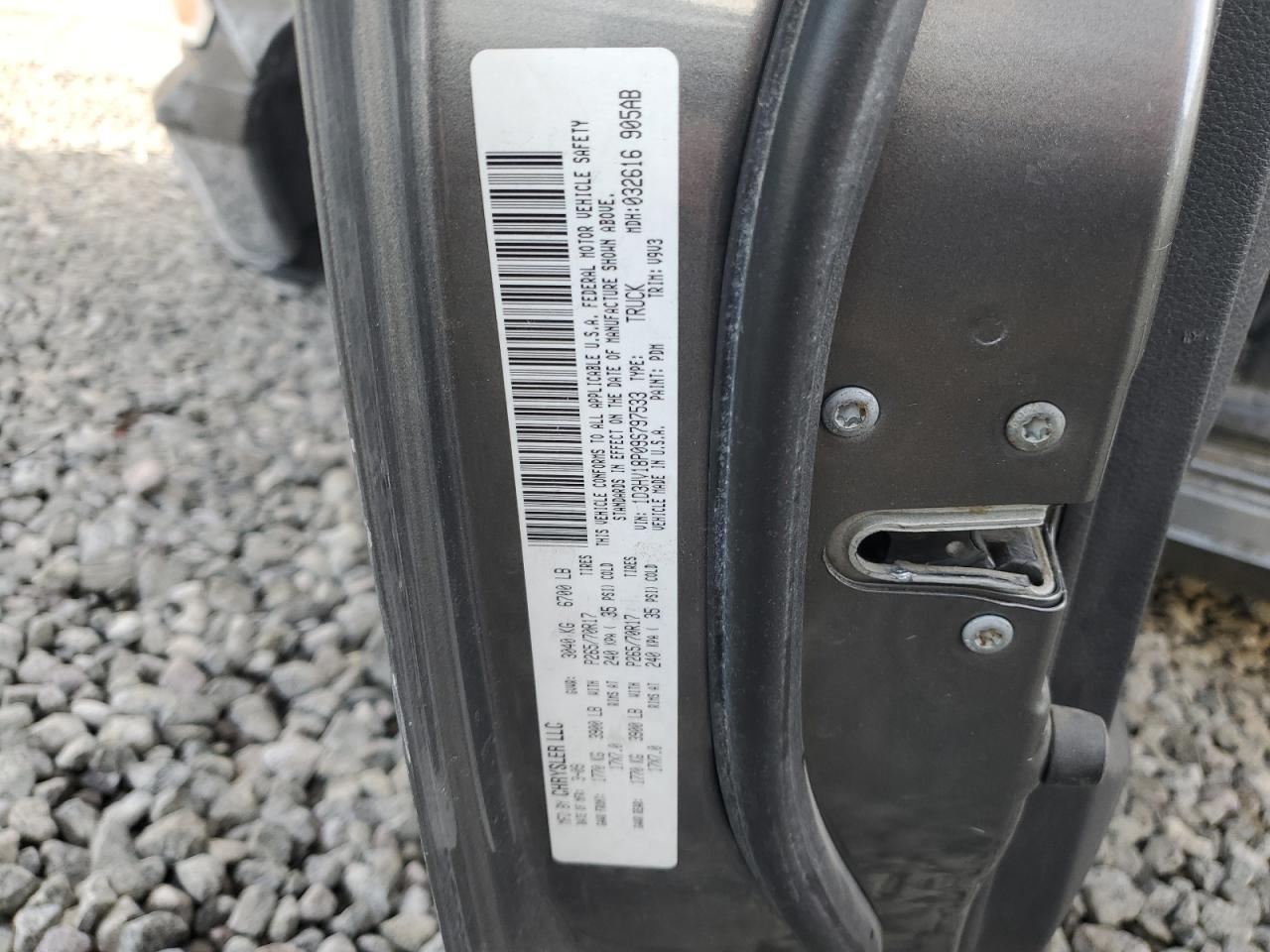 2009 DODGE RAM 1500