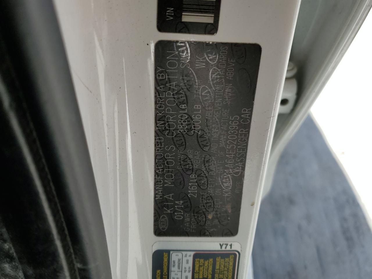 2014 KIA FORTE