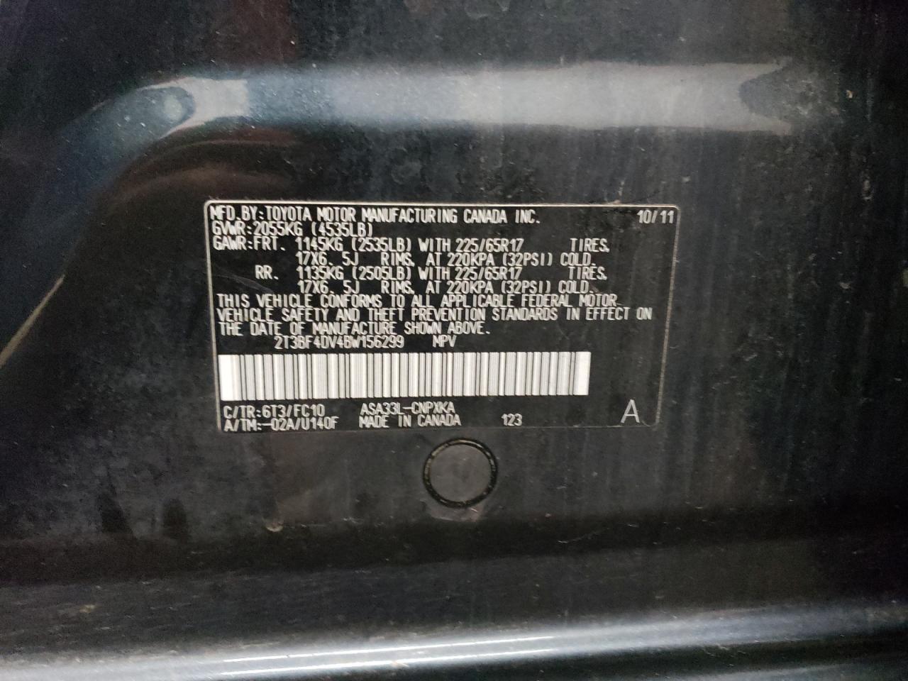 2011 TOYOTA RAV4