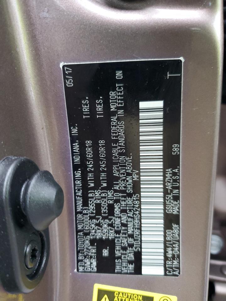 2017 TOYOTA HIGHLANDER