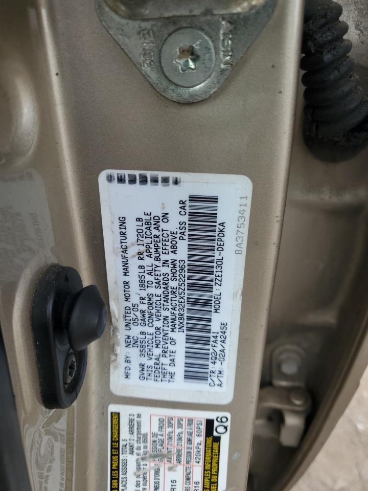 2005 TOYOTA COROLLA