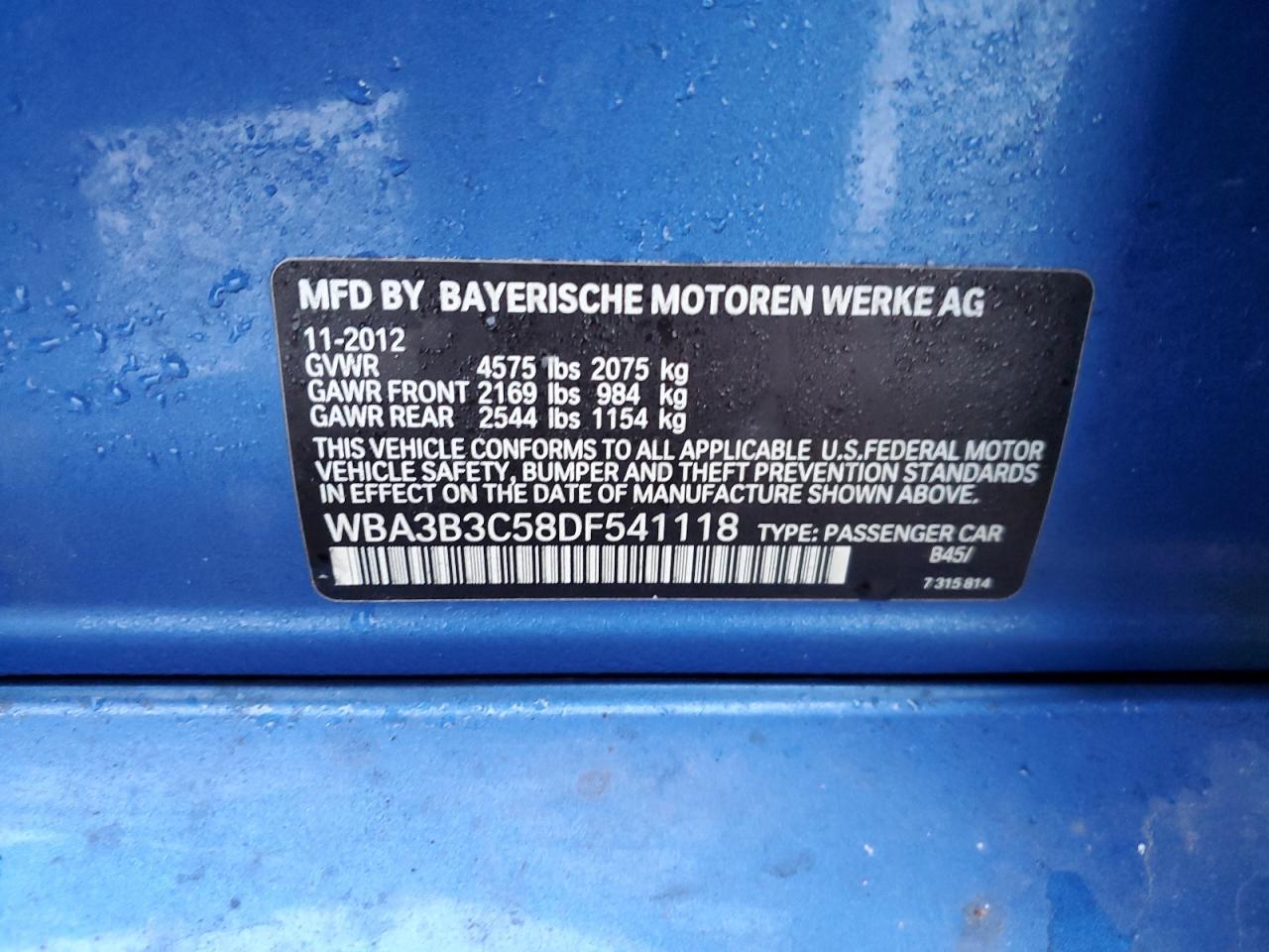 2013 BMW 3 SERIES