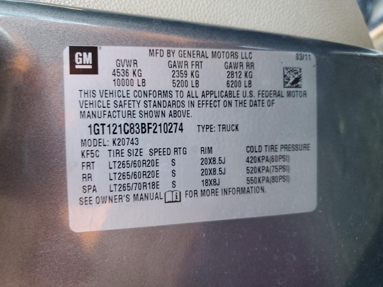 2011 GMC Sierra