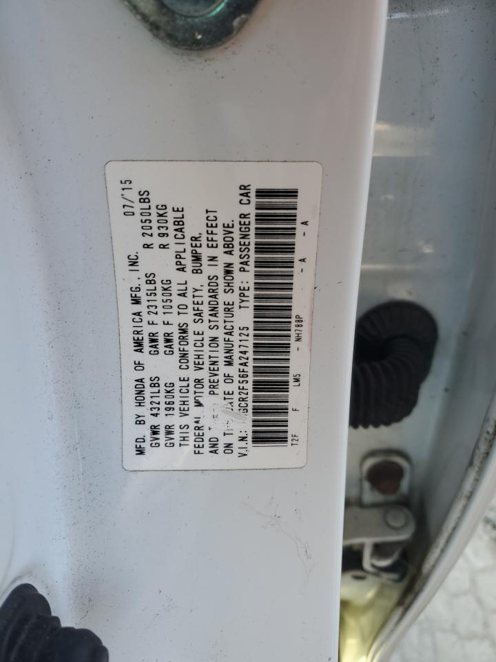 2015 HONDA ACCORD