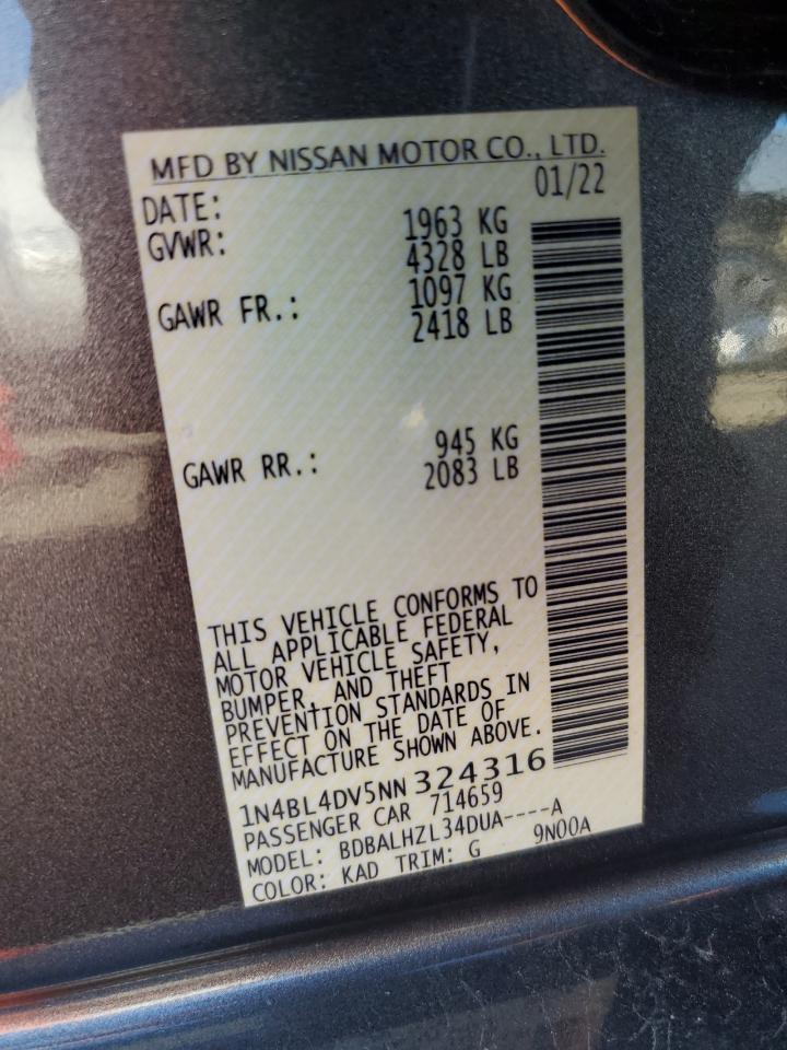 2022 NISSAN ALTIMA