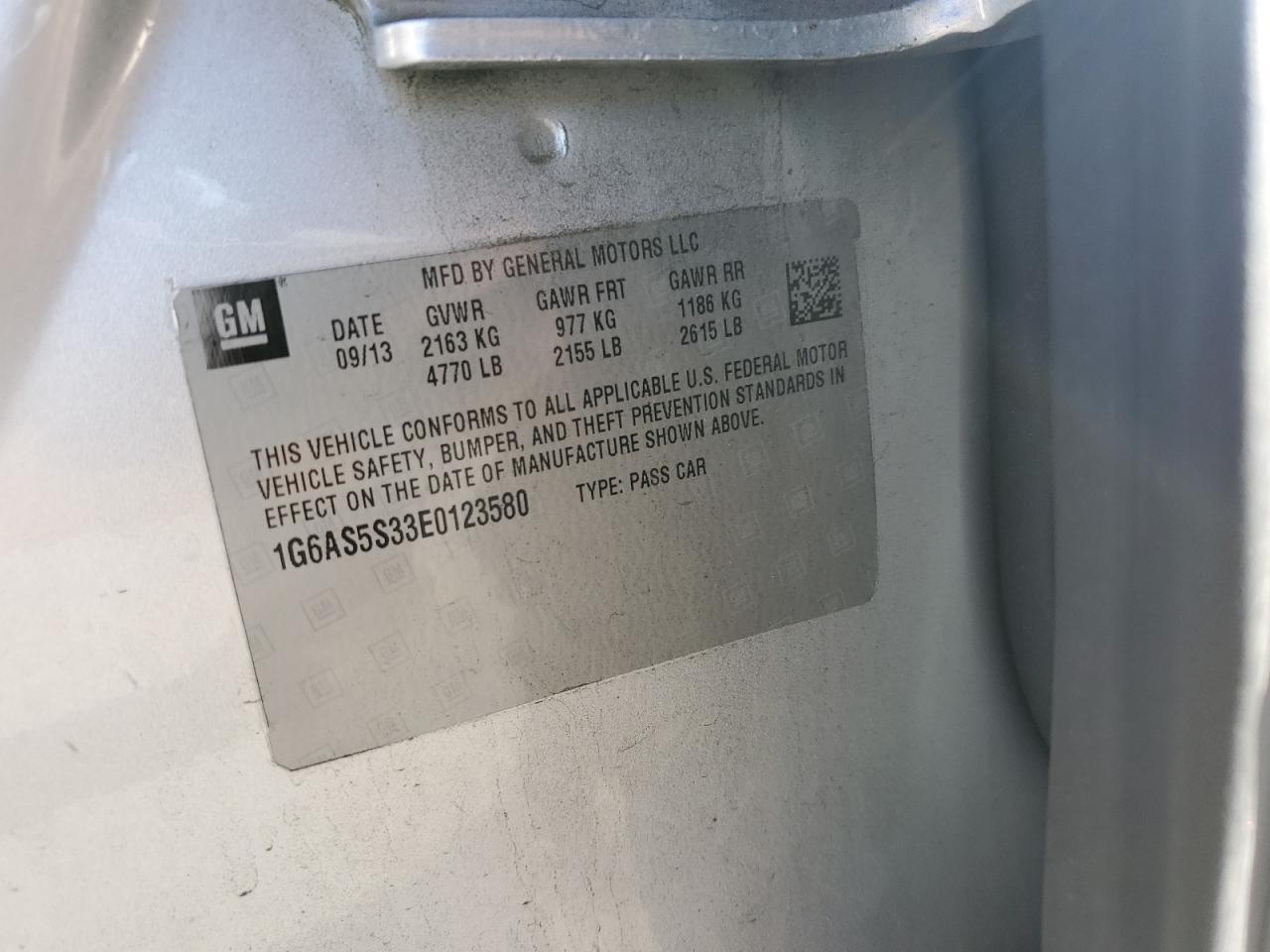 2014 CADILLAC CTS