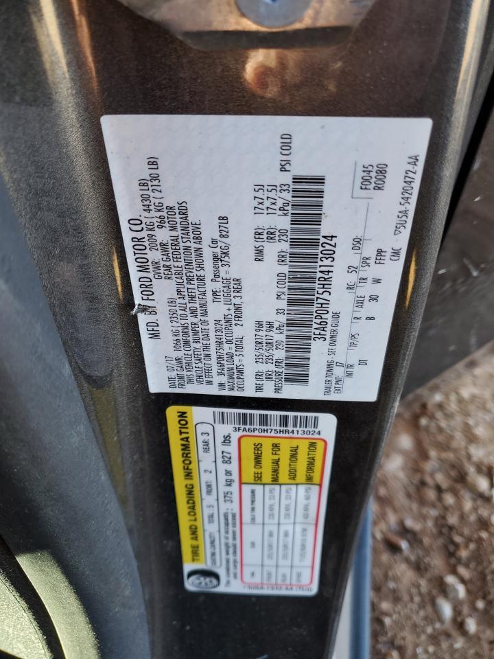 2017 FORD FUSION