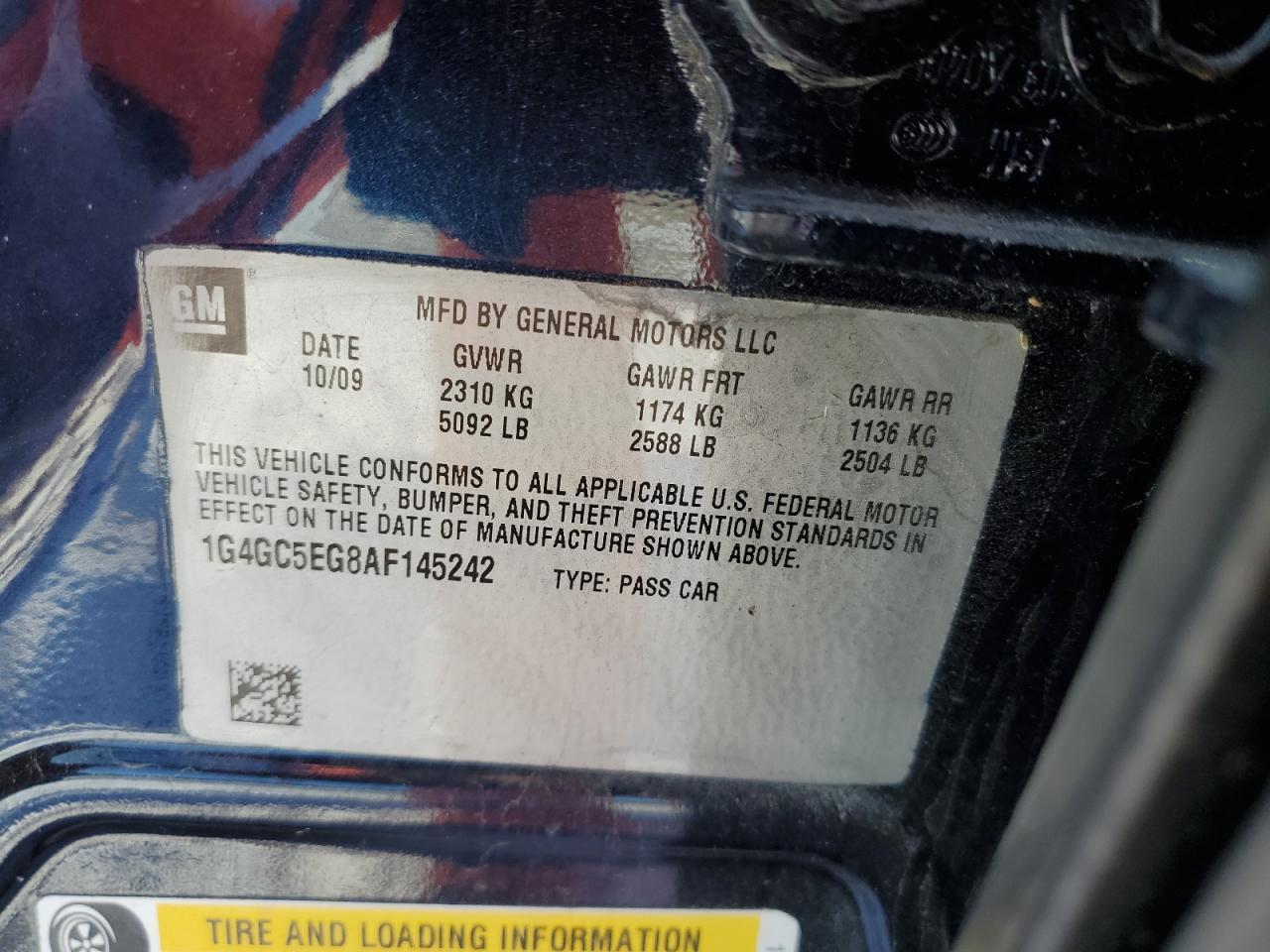 2010 BUICK LACROSSE