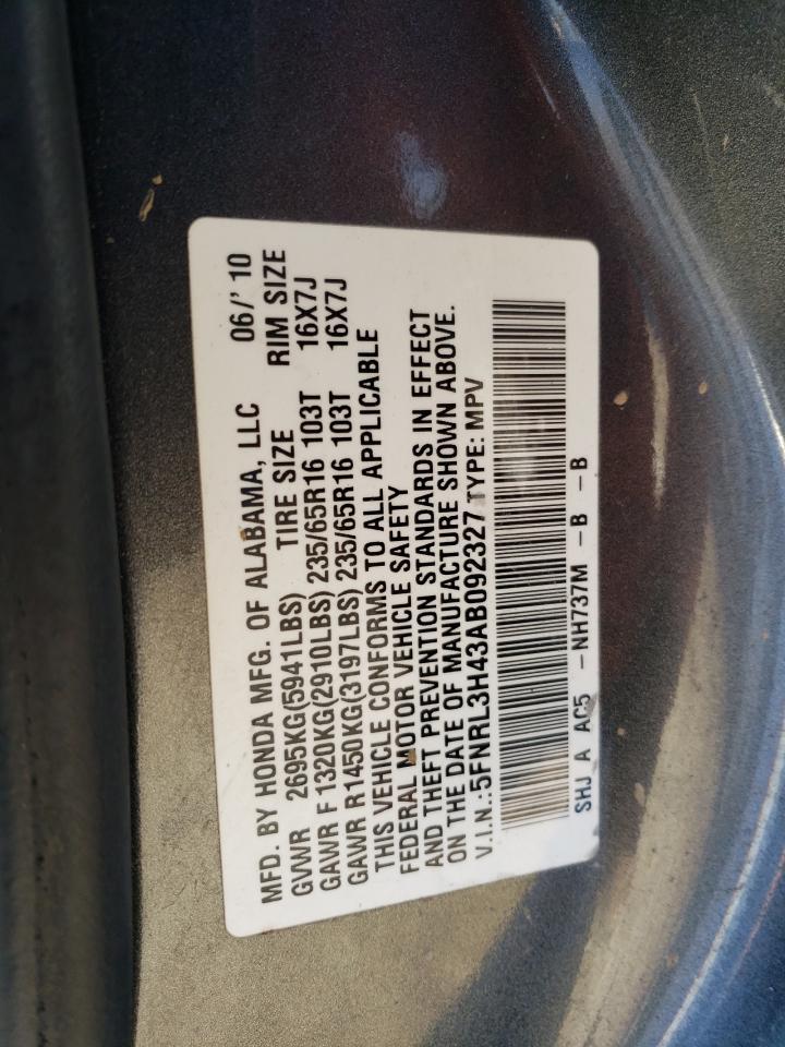 2010 HONDA ODYSSEY