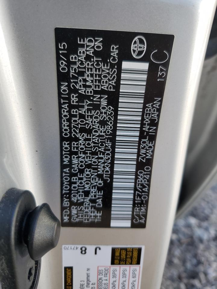 2015 TOYOTA PRIUS