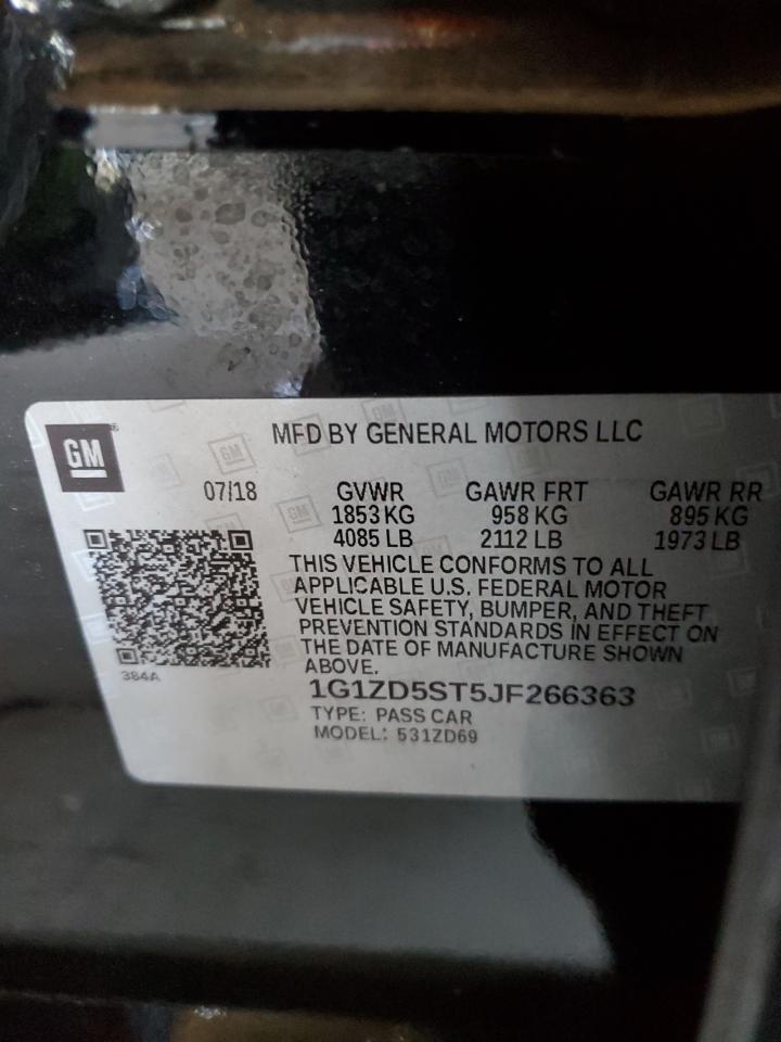 2018 CHEVROLET MALIBU
