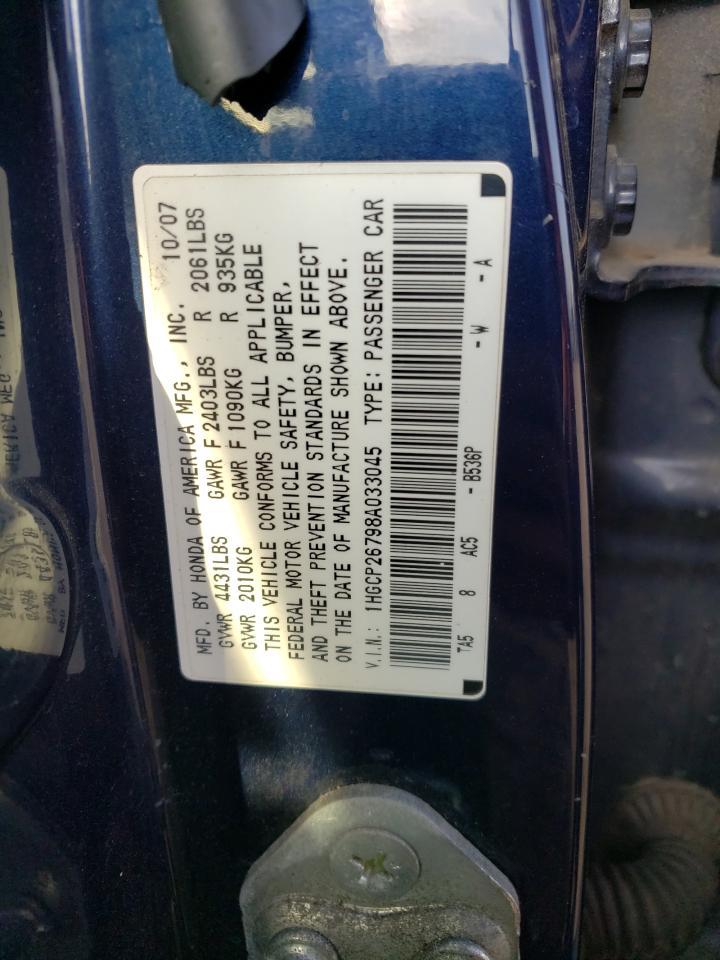 2008 HONDA ACCORD