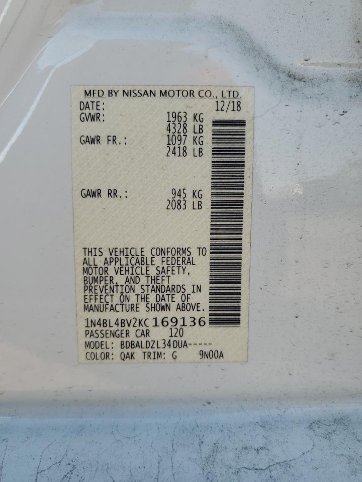 2019 NISSAN ALTIMA