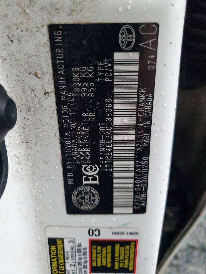 2010 TOYOTA COROLLA
