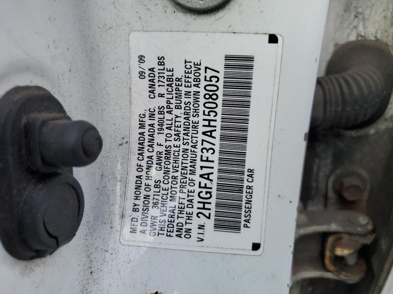 2010 HONDA CIVIC