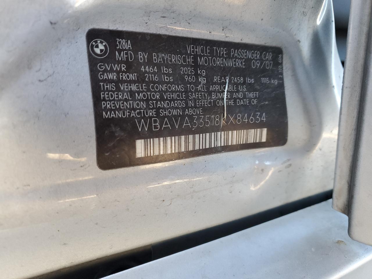 2008 BMW 3 SERIES