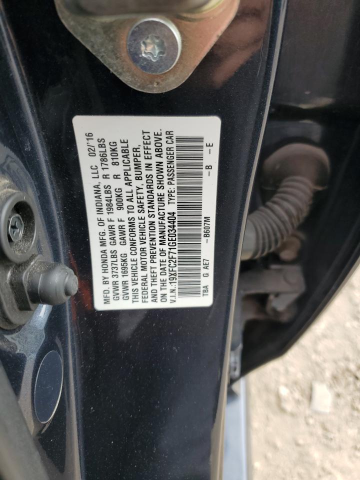 2016 HONDA CIVIC