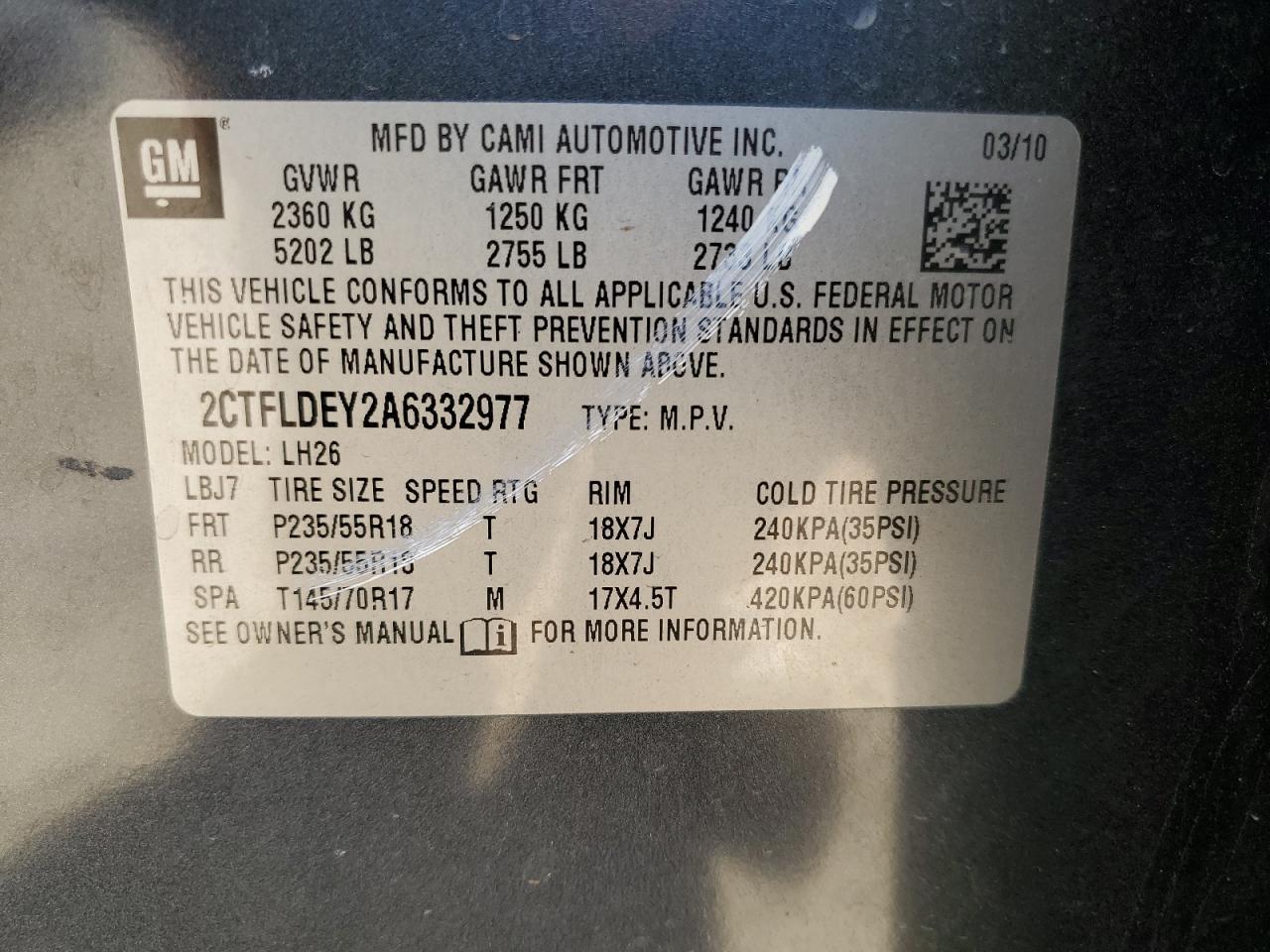2010 GMC Terrain
