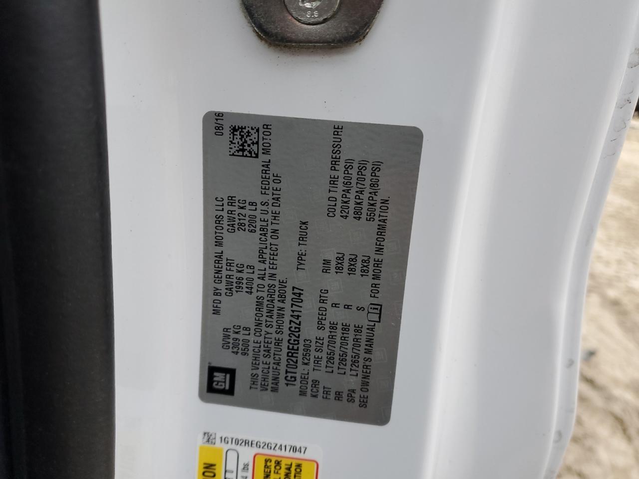2016 GMC Sierra