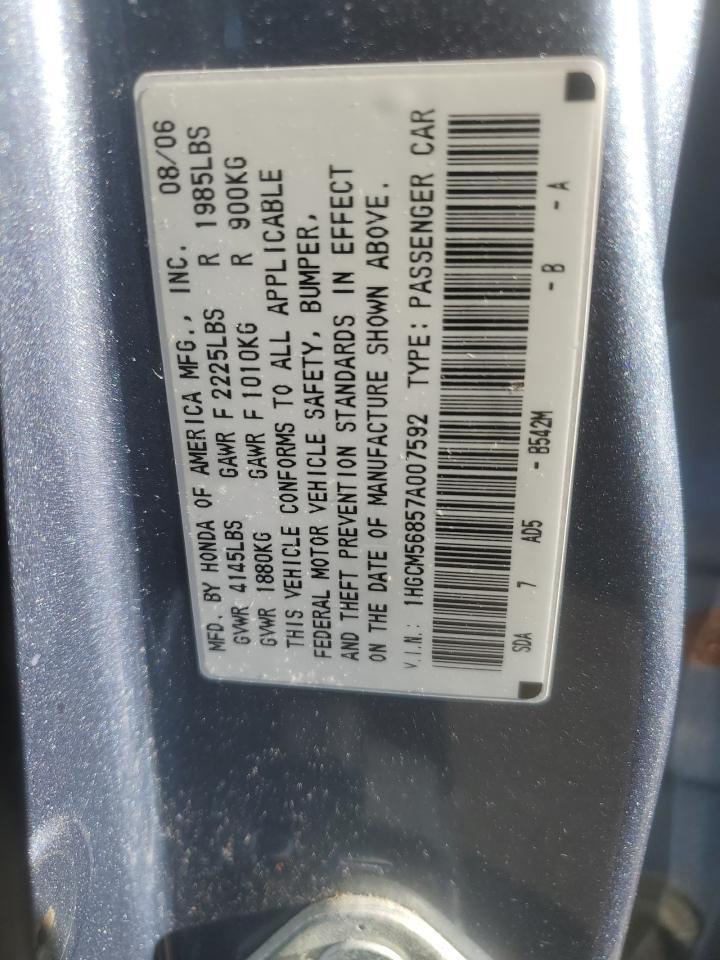 2007 HONDA ACCORD