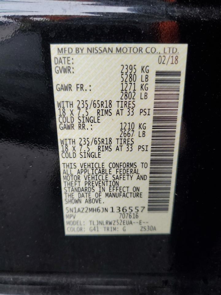2018 NISSAN MURANO