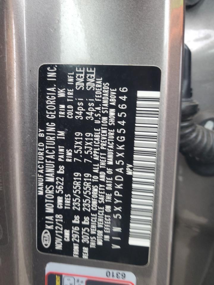 2019 KIA SORENTO