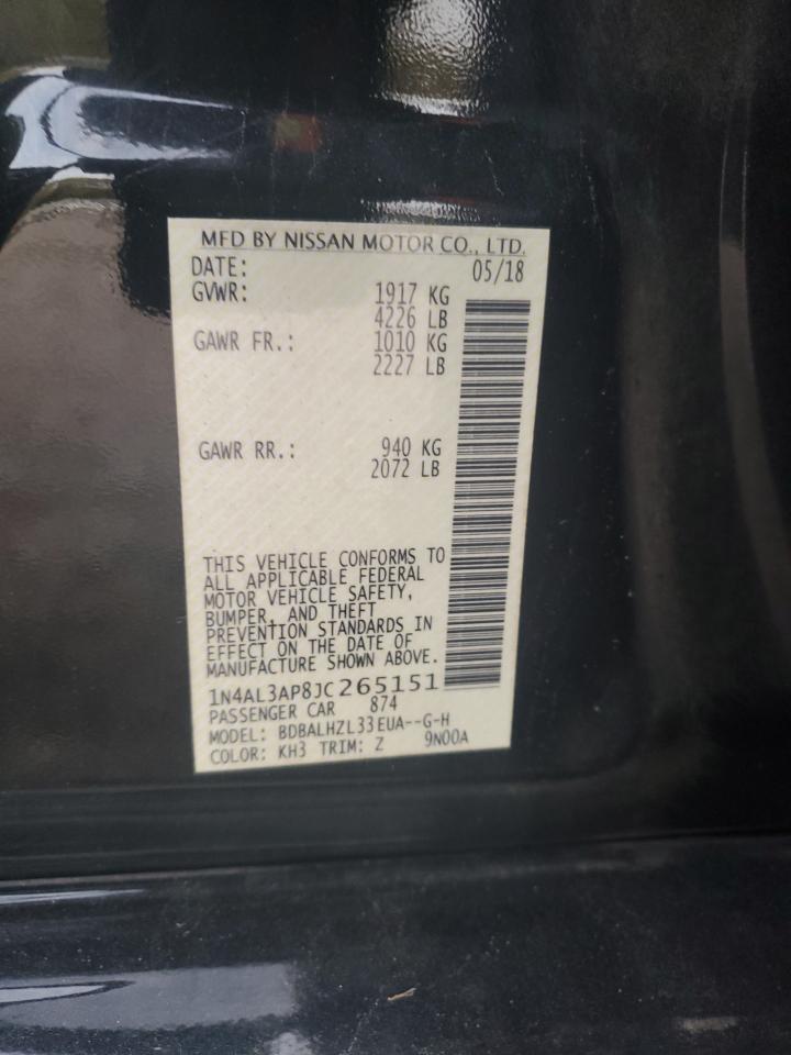 2018 NISSAN ALTIMA